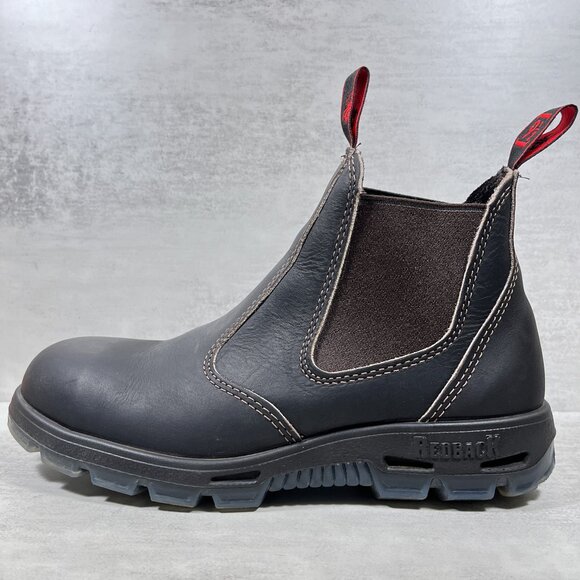 Redback Bobcat Steel Toe Safety Work Boots - Men's Size 9.5 AU / 10.5 US - Brown
